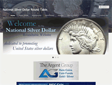 Tablet Screenshot of nationalsilverdollarroundtable.org